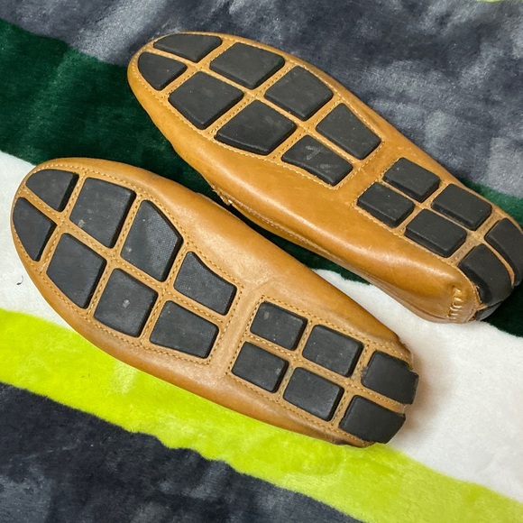 Saks Fifth Avenue Brown Leather Loafers - Picture 7 of 12